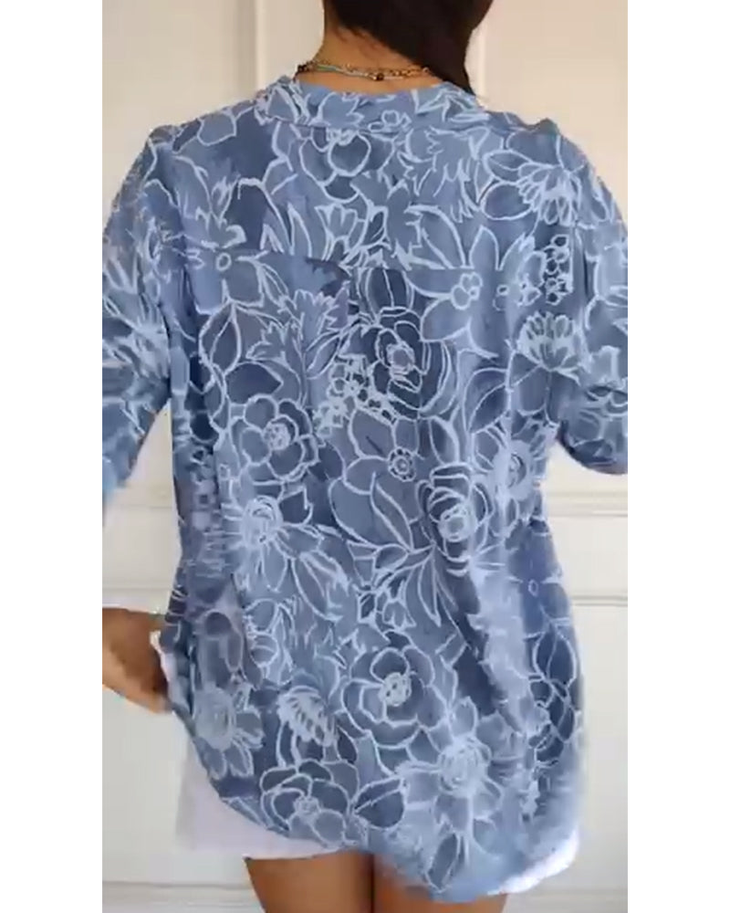 Chantal | Floral Print Blouse