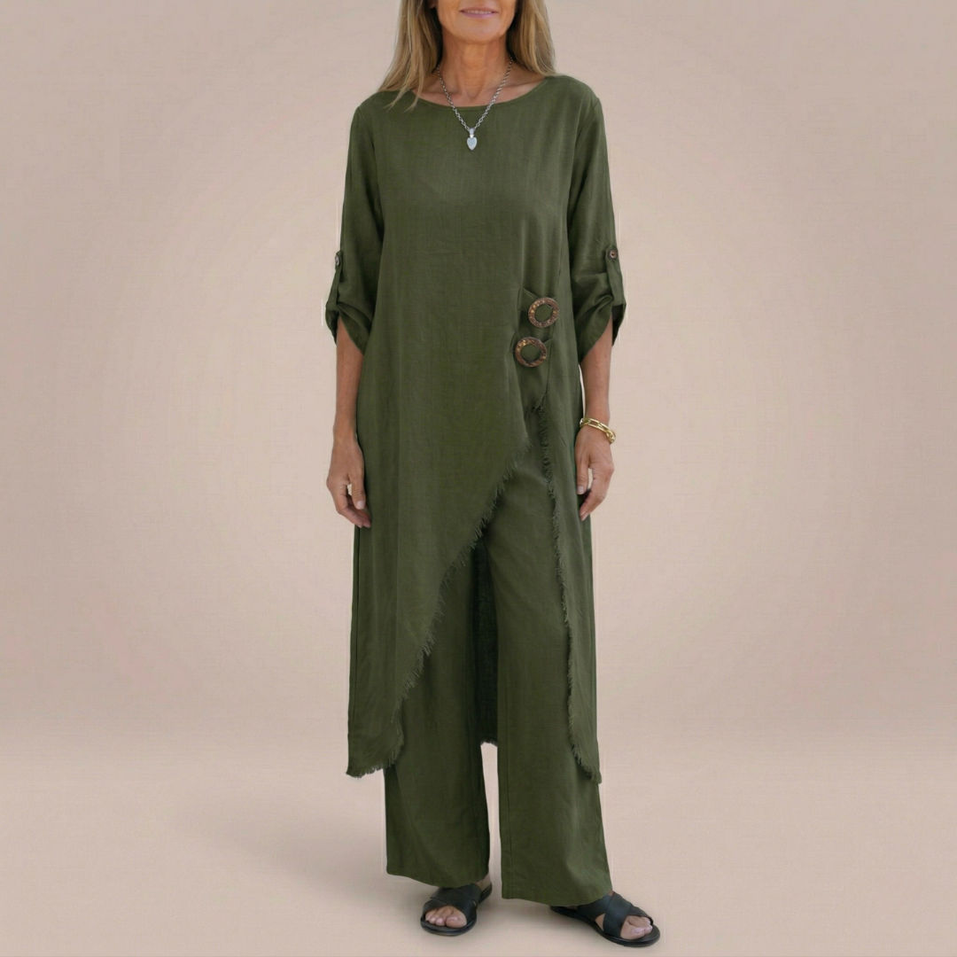 Isabelle | Relaxed Linen Blend Set