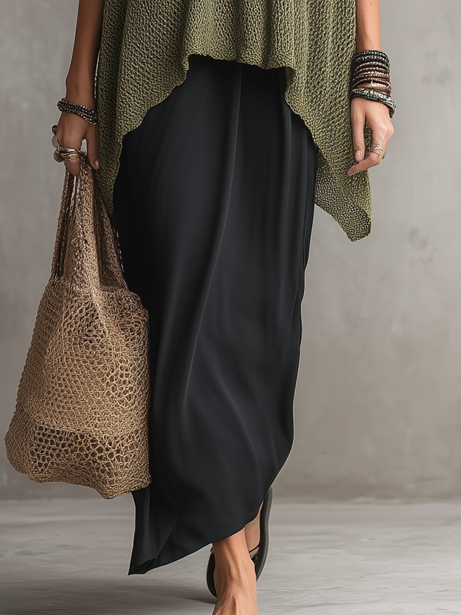 Chelsea Monroe ™ | Relaxed Textured Asymmetric Knit Set