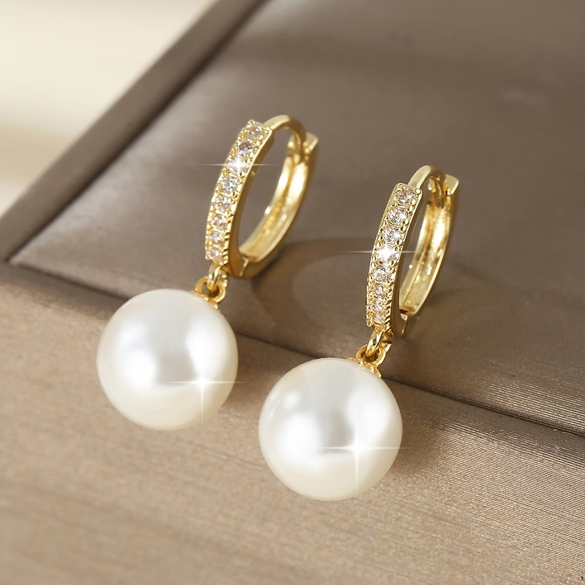 AVA | THE MODERN PEARL DROP EARRINGS