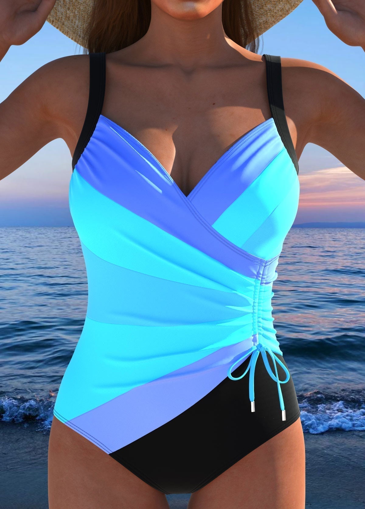 Mayte | Crossed swimsuit that stylizes and flatters