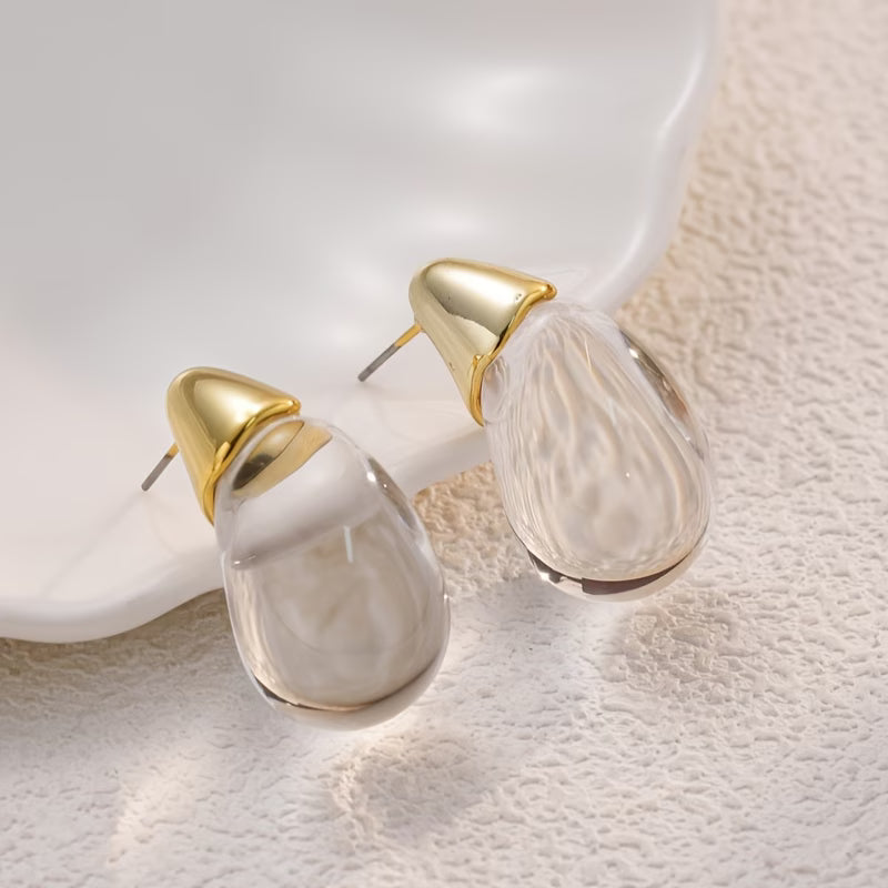 SKYLAR | ACRYLIC TEARDROP EARRINGS