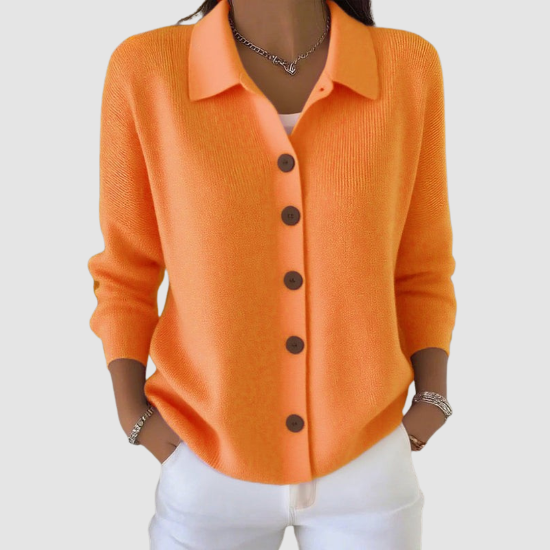 Button-Up Knit Cardigan