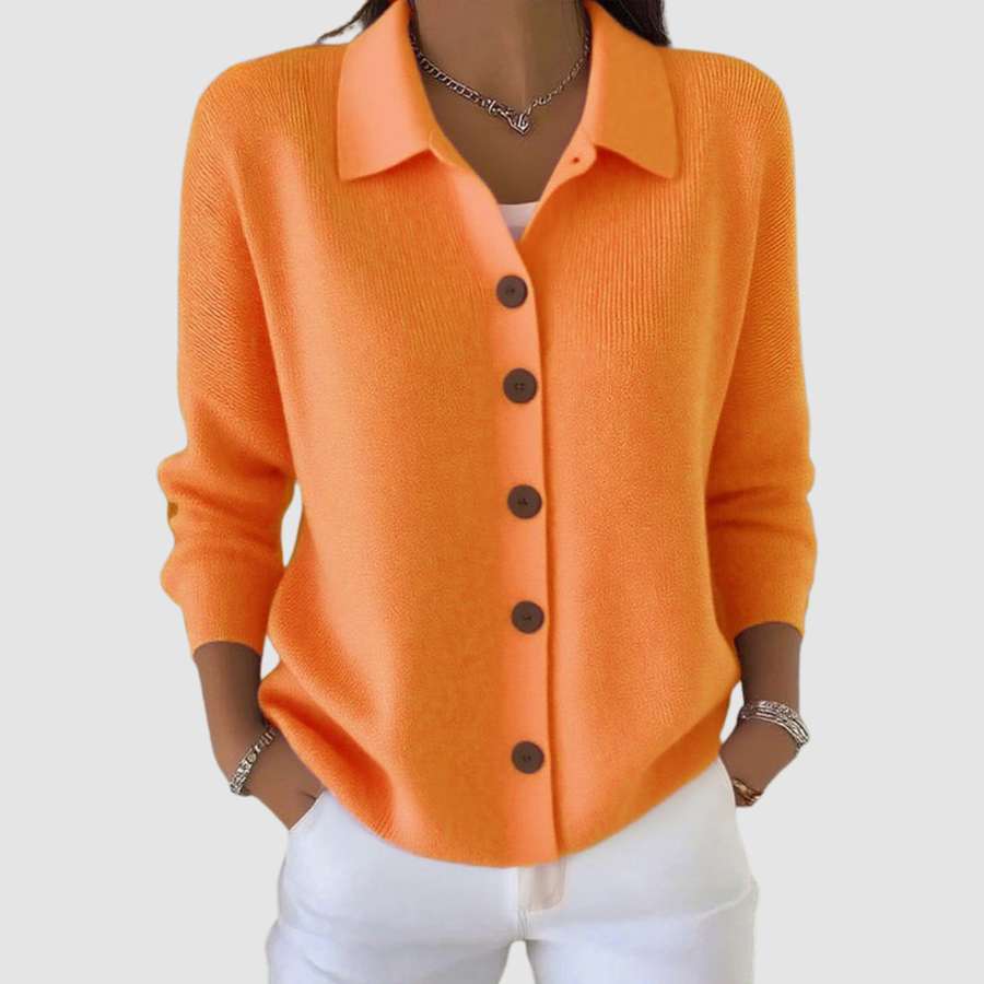 Button-Up Knit Cardigan