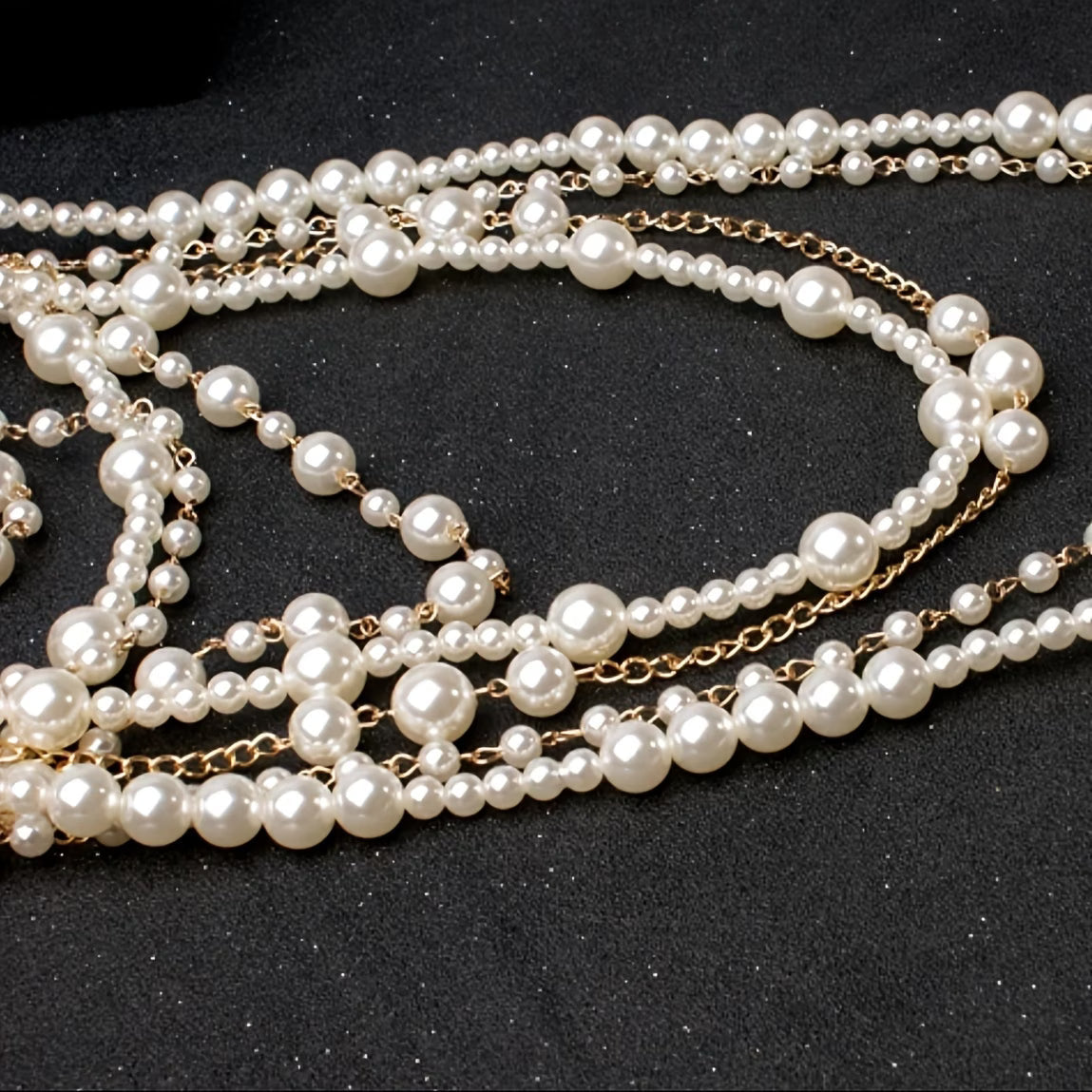ZARIA | BOHO MULTI-LAYERED PEARL STATEMENT SET