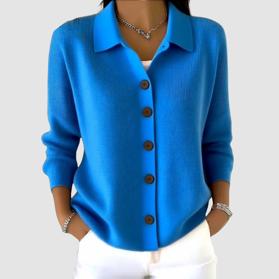 Button-Up Knit Cardigan