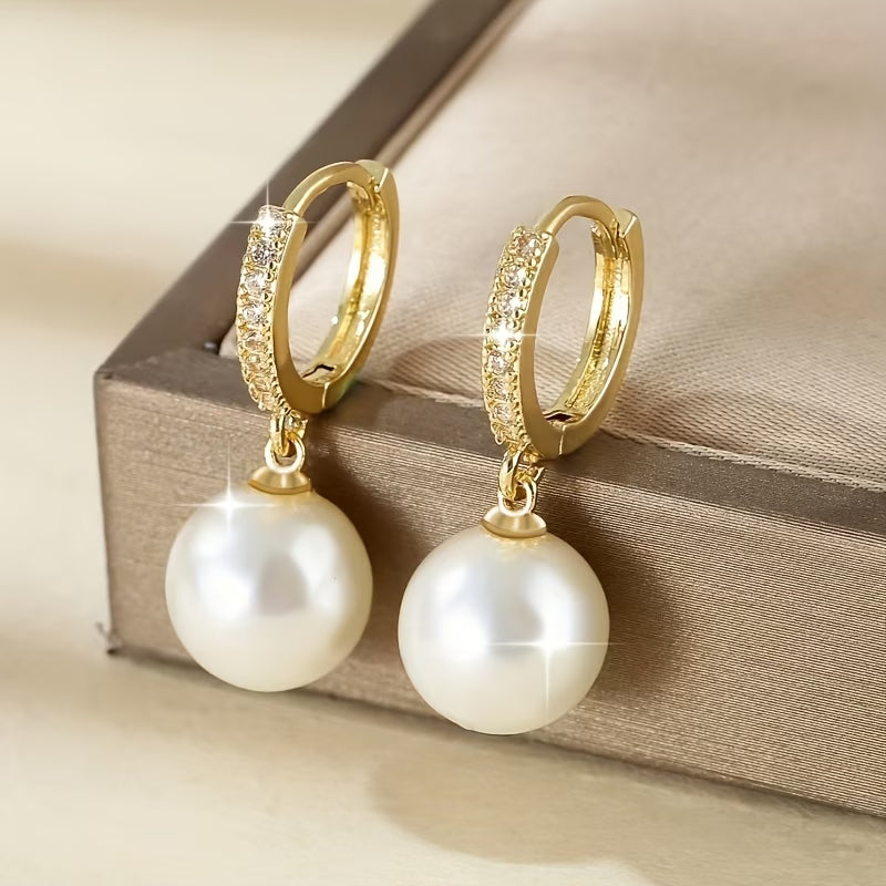 AVA | THE MODERN PEARL DROP EARRINGS