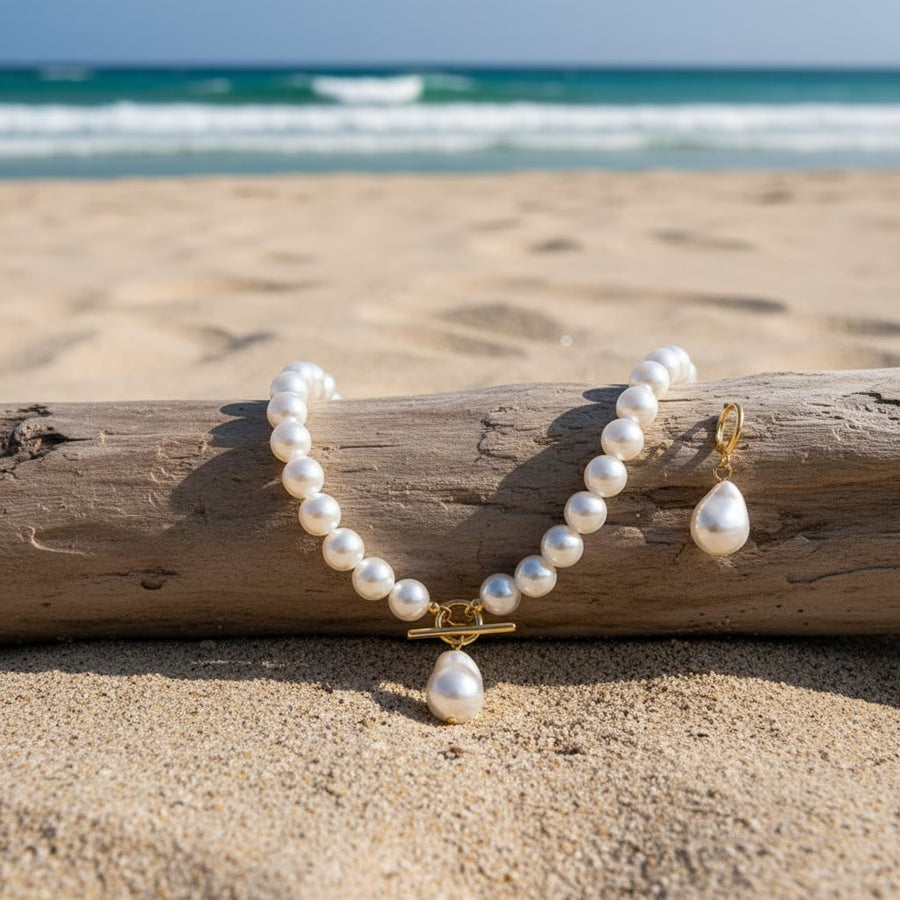 ELEANOR | VINTAGE PEARL JEWELLERY SET