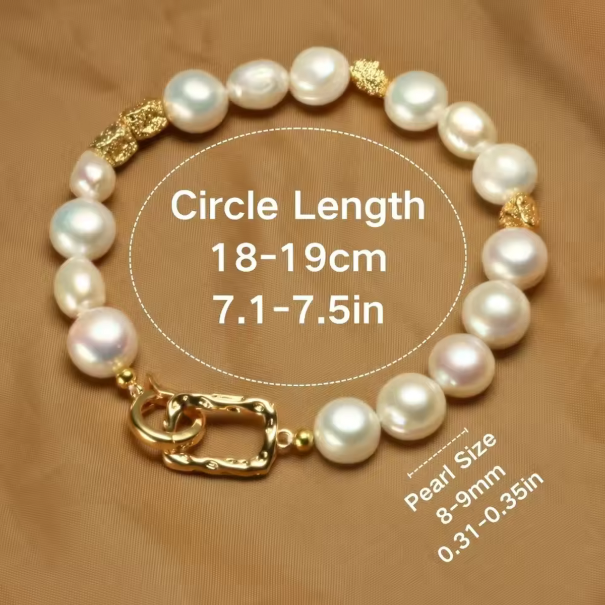 ISADORA | ELEGANT BAROQUE PEARLS BRACELET