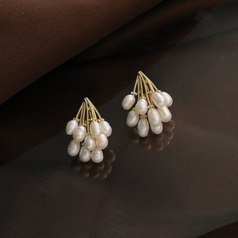 RAINA | PEARL RAIN EARRINGS