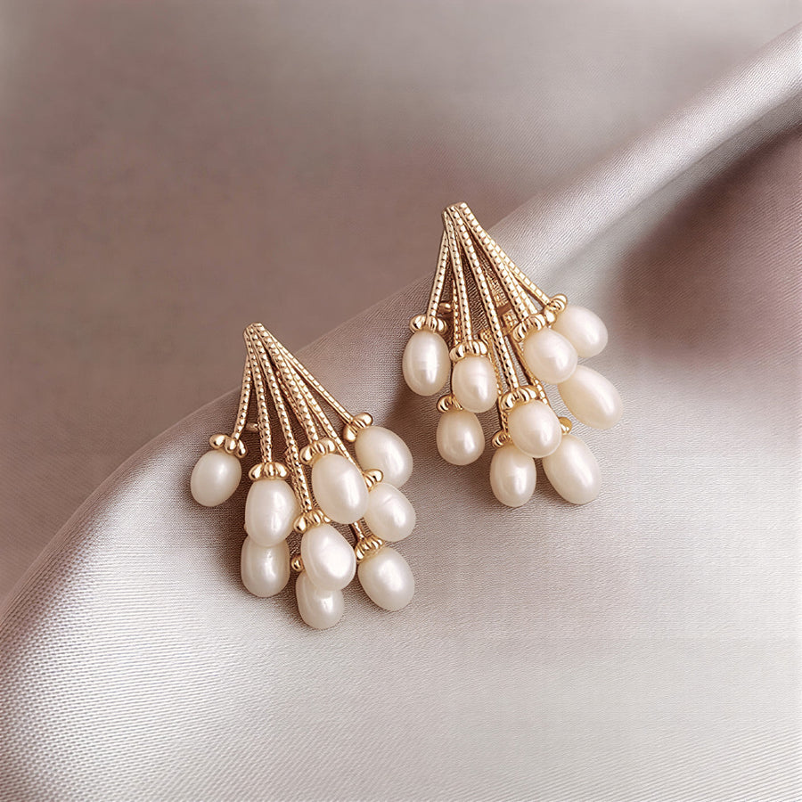 RAINA | PEARL RAIN EARRINGS
