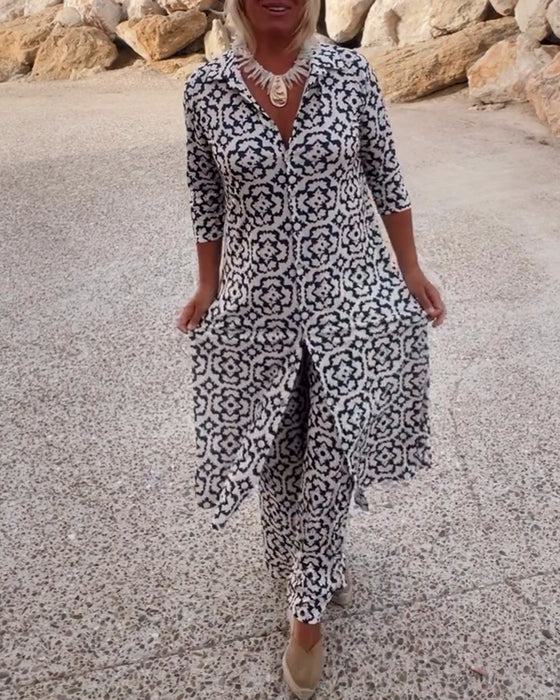 Sari – Set with Button Closure