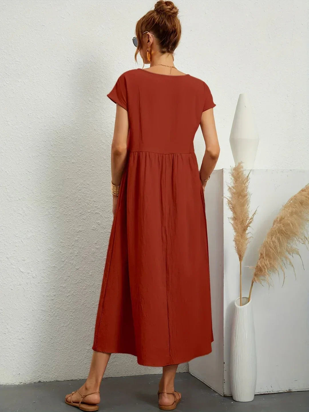 Gabrielle™ — Timeless Elegance Midi Dress