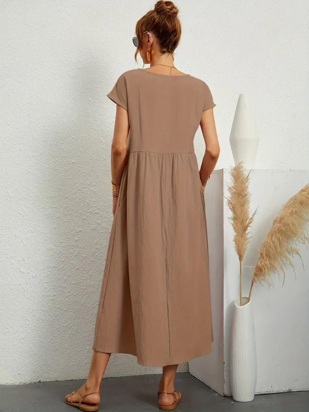 Gabrielle™ — Timeless Elegance Midi Dress