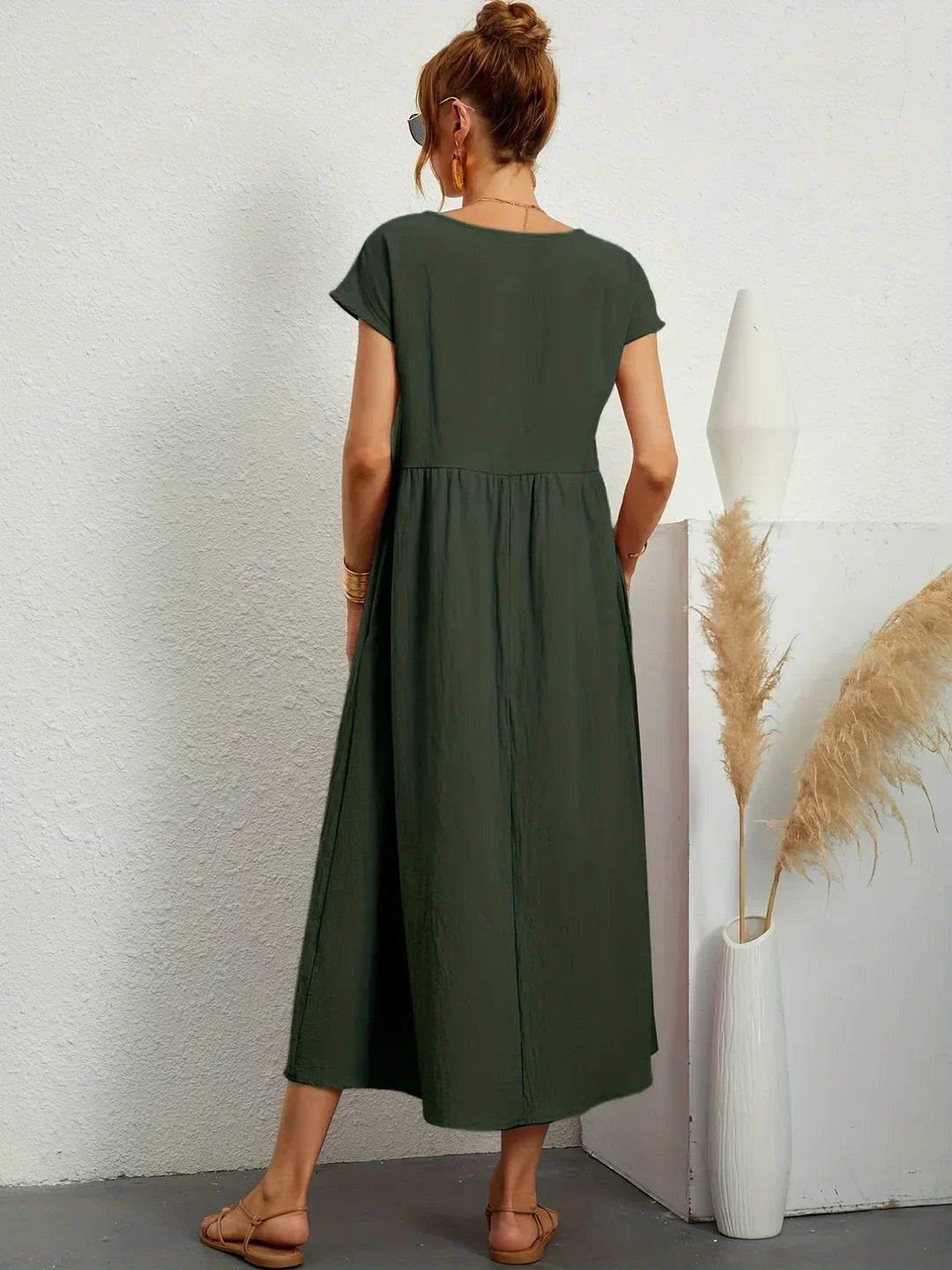 Gabrielle™ — Timeless Elegance Midi Dress