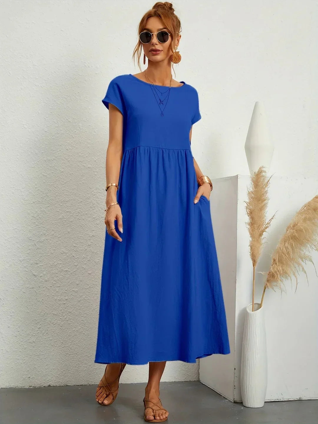 Gabrielle™ — Timeless Elegance Midi Dress