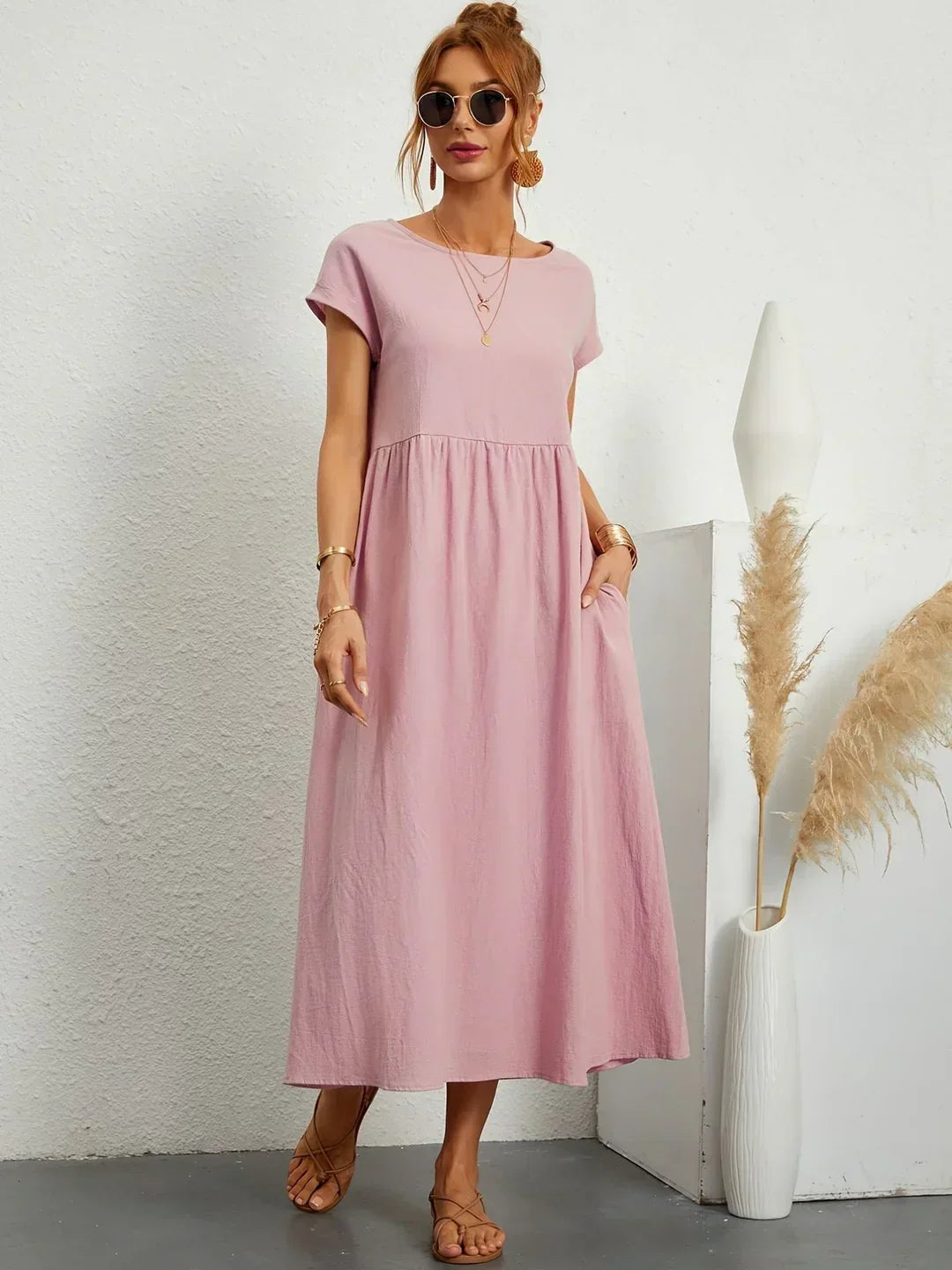 Gabrielle™ — Timeless Elegance Midi Dress