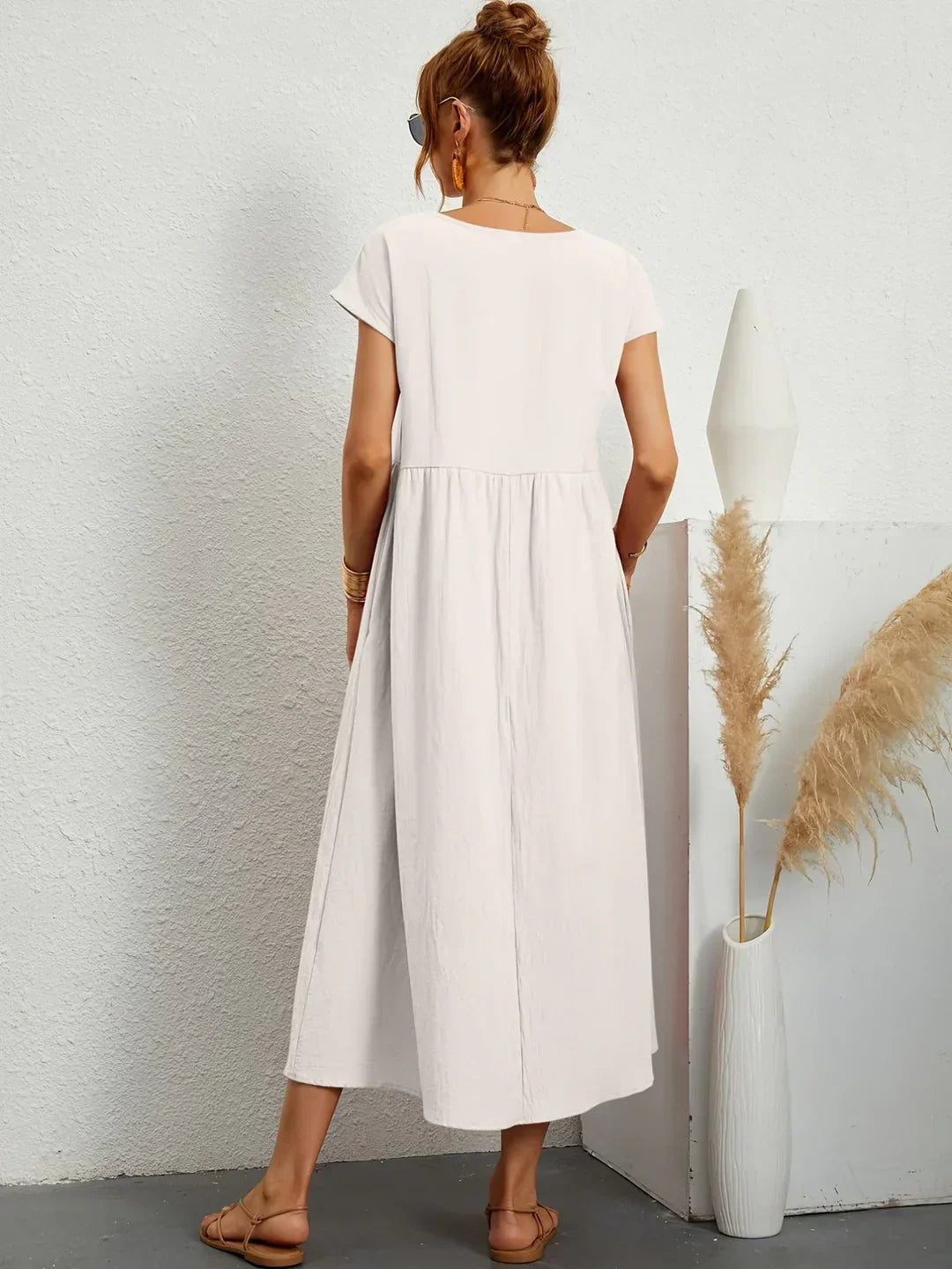 Gabrielle™ — Timeless Elegance Midi Dress