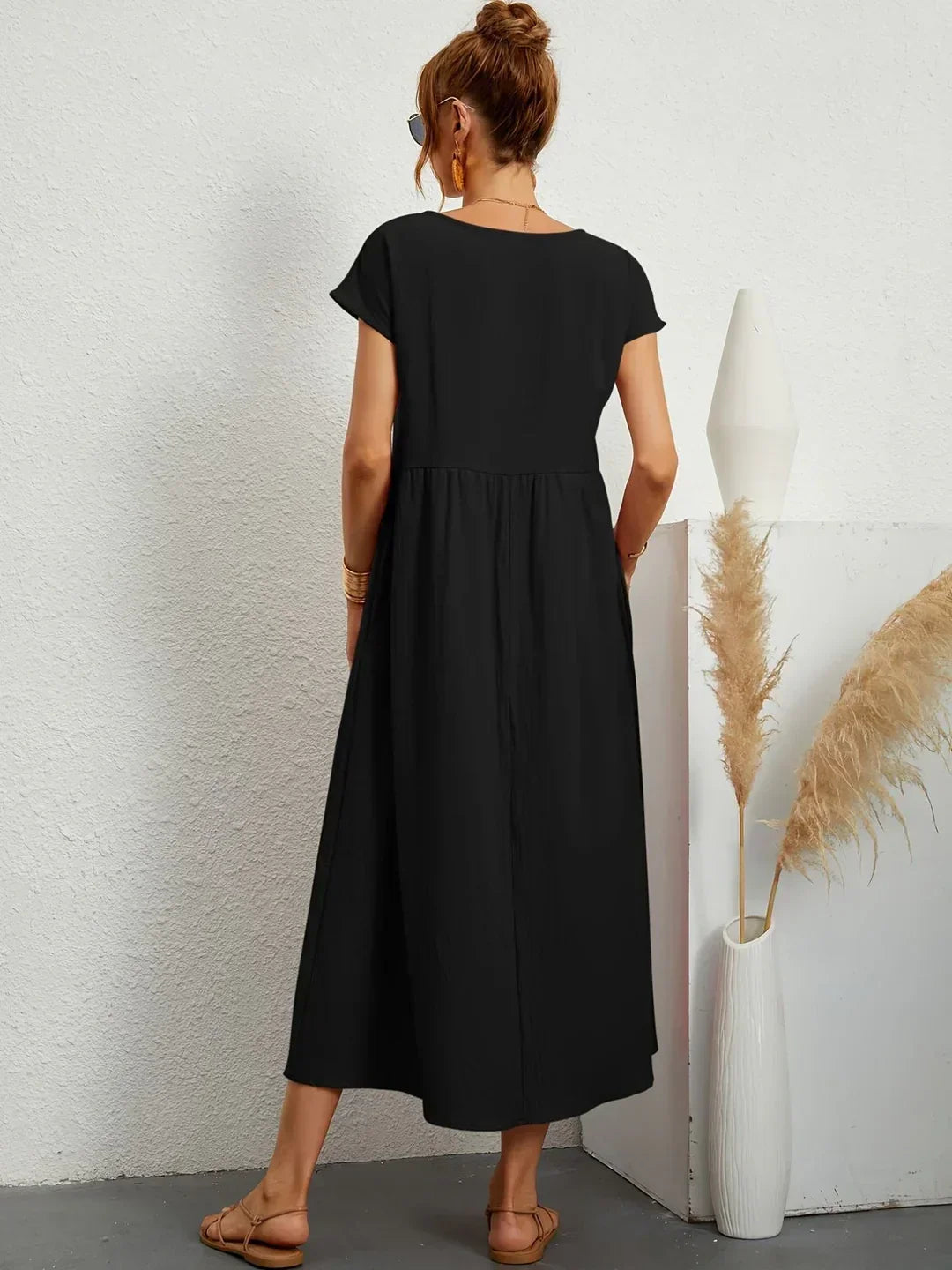Gabrielle™ — Timeless Elegance Midi Dress