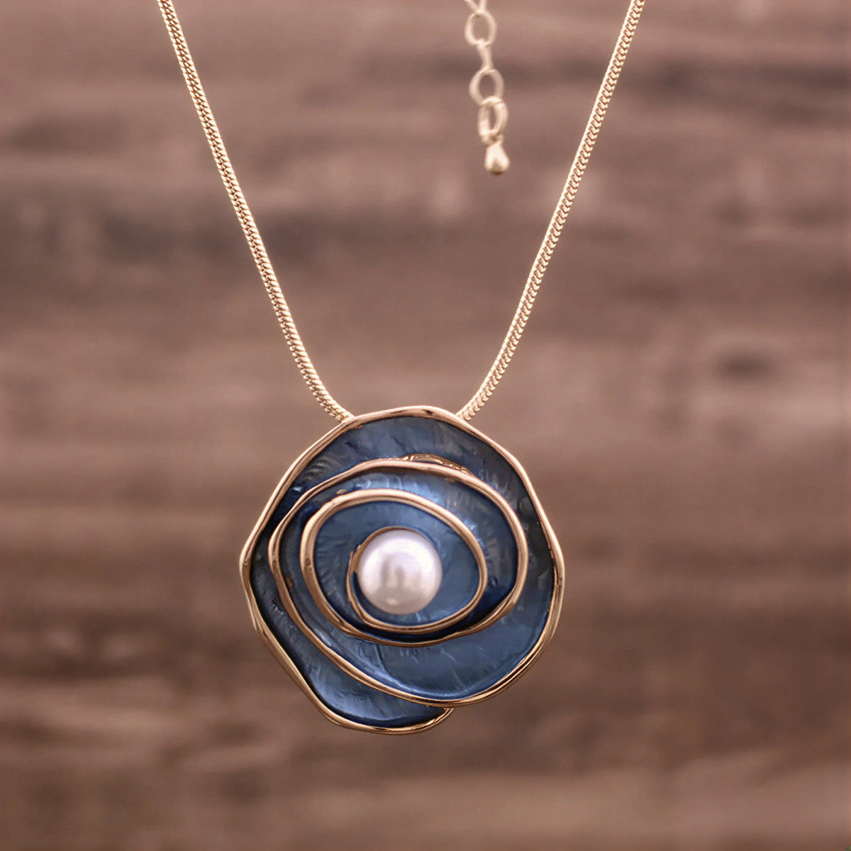 AZUREA | BLUE ELEGANCE PEARL NECKLACE