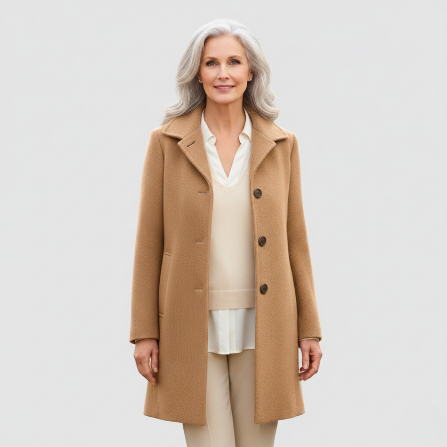 Claire – Classic Wool Blend Coat