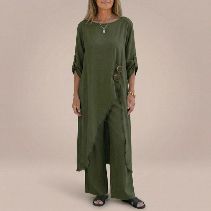 Isabelle | Relaxed Linen Blend Set