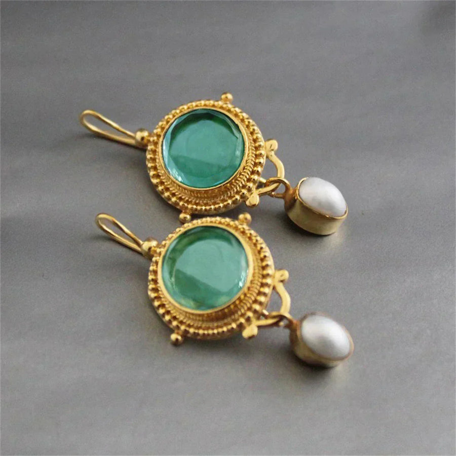 TURQUINA | CHERISHED TURQUOISE GEM EARRINGS