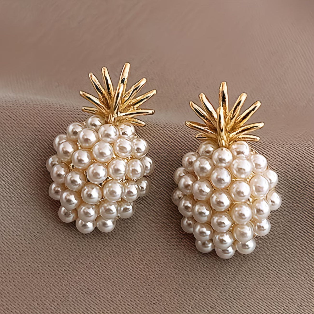 ANANIA | PEARL PINEAPPLE EARRINGS