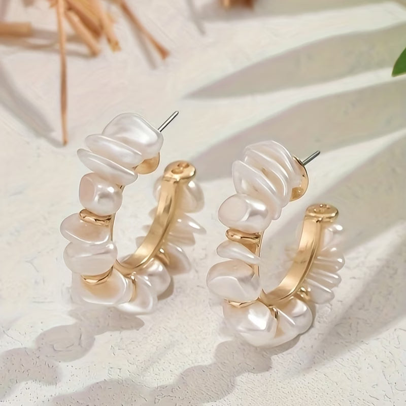 BIANCA | CHUNKY PEARL EARRINGS