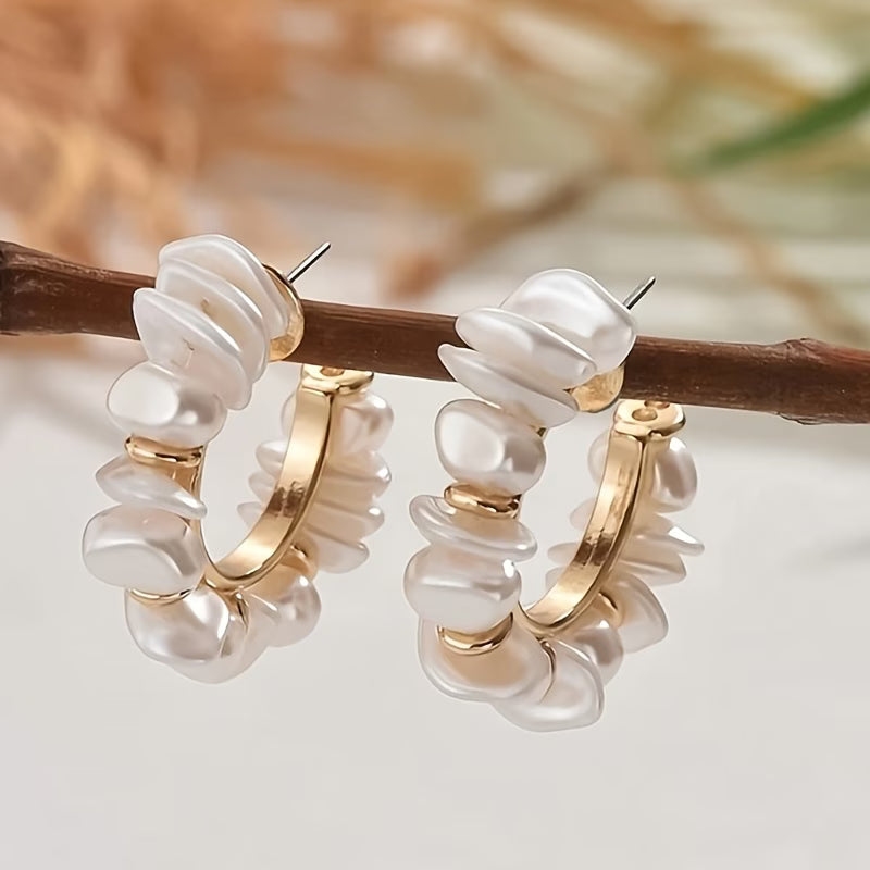BIANCA | CHUNKY PEARL EARRINGS