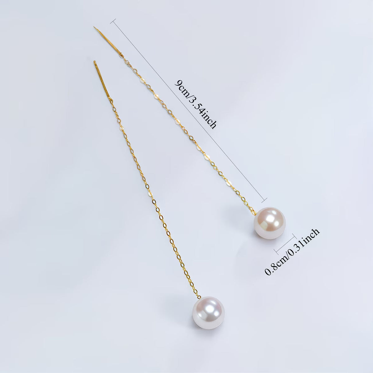 ADELINE | LONG TASSEL PEARL EARRINGS