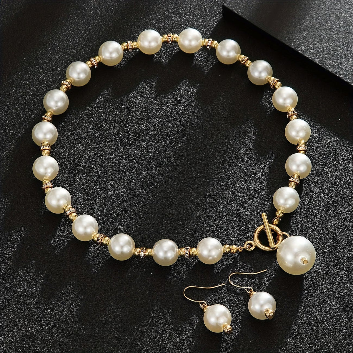 VALENCIA | CHUNKY PEARL NECKLACE SET