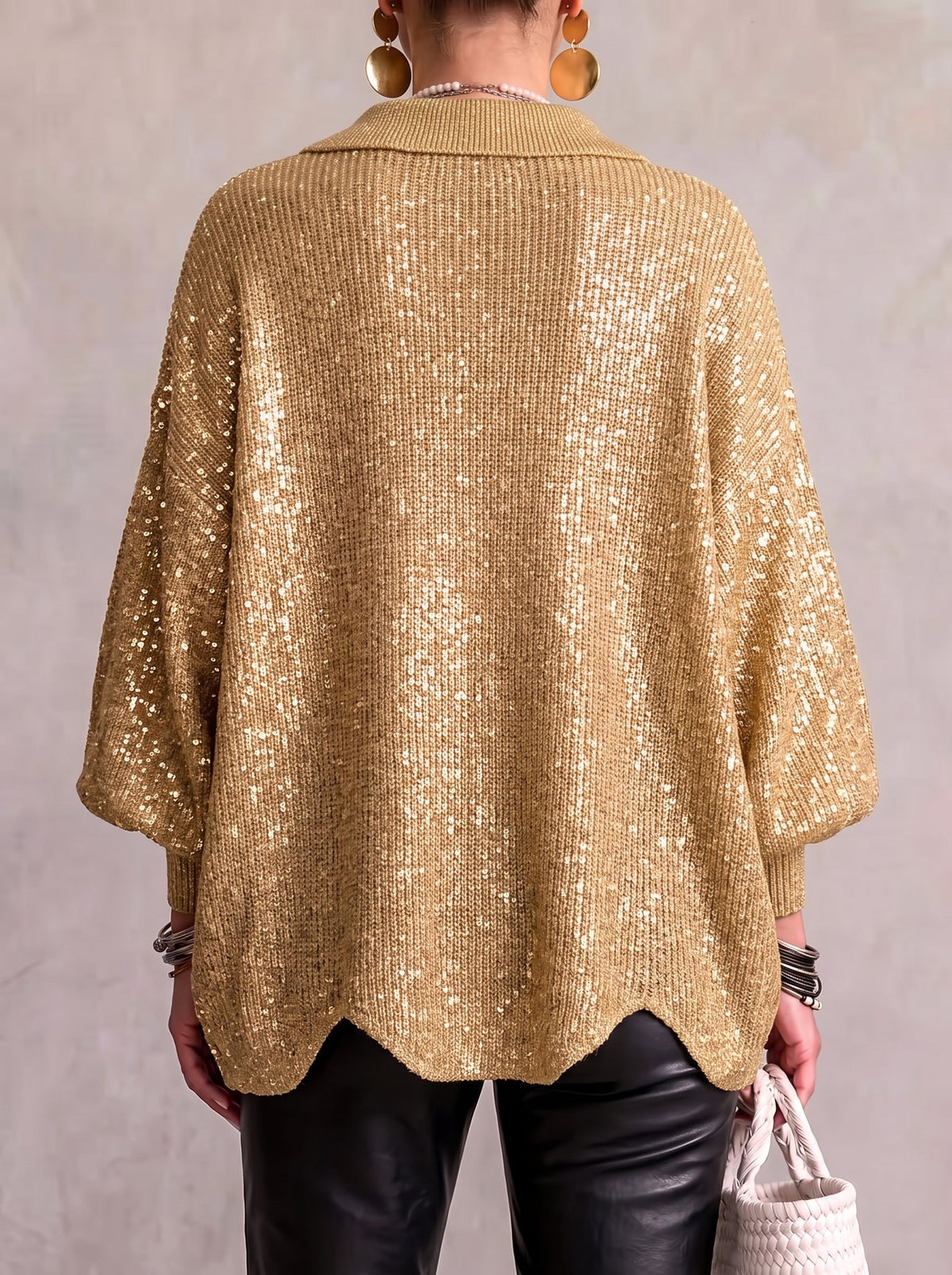 Loredana – Gold Milano Cardigan